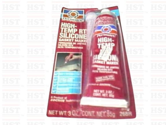 RED RTV SILICONE GASKET 3OZ (G-26BR)
