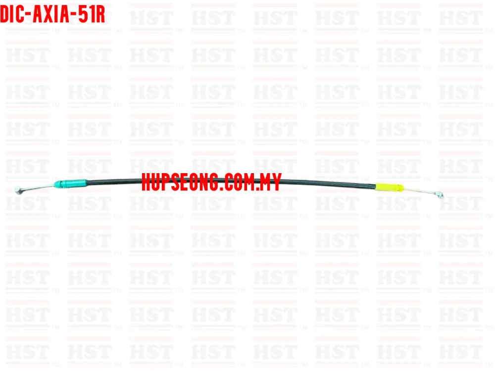 69730-BZ190 PERODUA AXIA REAR DOOR OUTER HANDLE CABLE SOFT 427 MM (DIC-AXIA-51R)