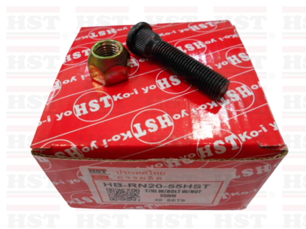 TOYOTA HIACE WHEEL BOLT WITH NUT 55 MM KOI-YO (HB-RN20-55HST)