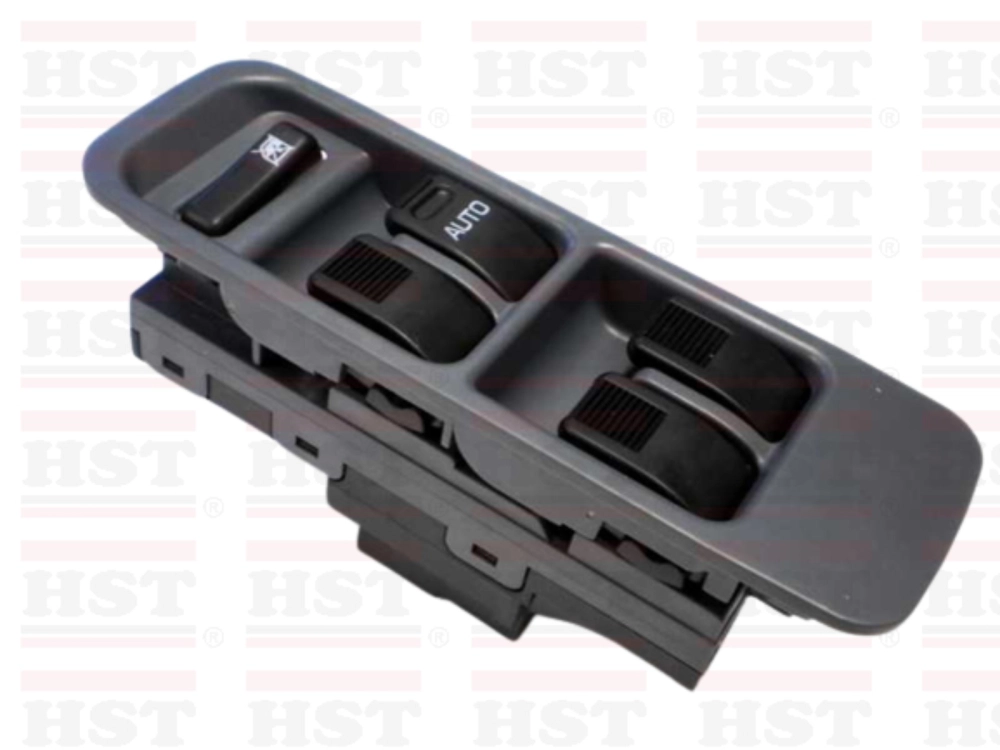 PERODUA KEMBARA MAIN POWER WINDOW SWITCH DARK GREY (PWS-KEMBARA-12M)  
