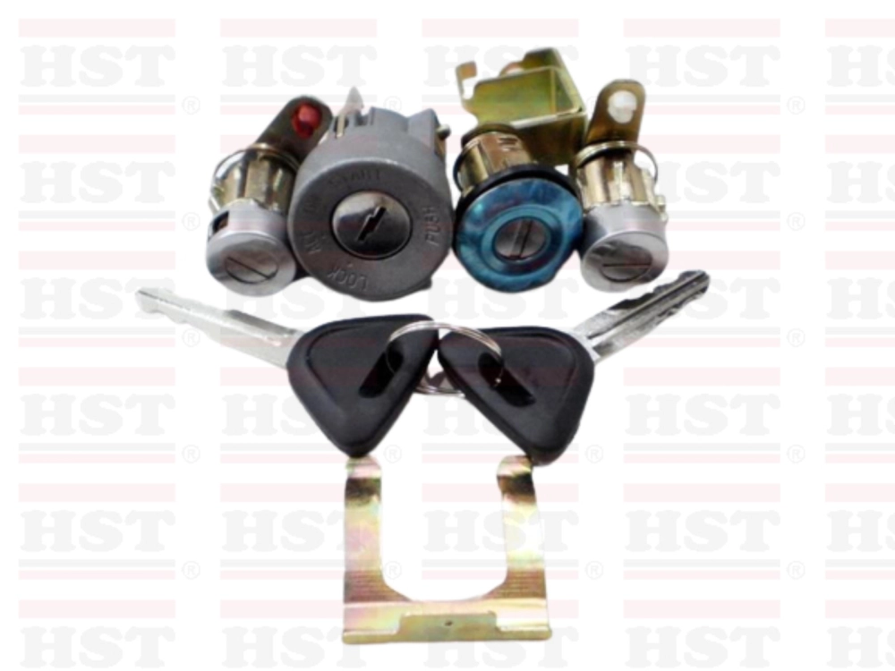 PROTON WIRA  AEROBACK FULL KEY LOCK SET INCLUDE 2 DOOR 1 FUEL LID 1 IGNITION KEY SWITCH (IGS-WIRA-ABSET)