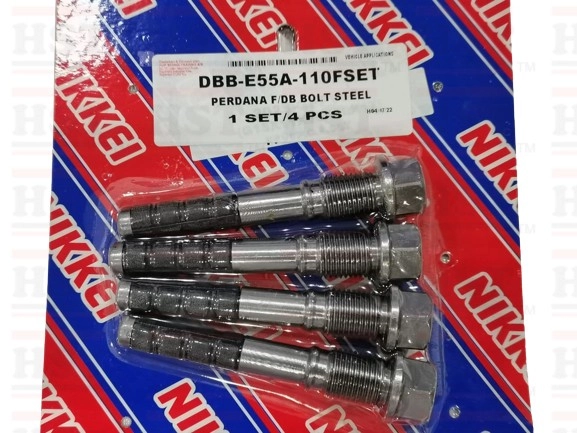 PROTON PERDANA E55A FRONT CALIPER PIN DISC BRAKE BOLT DISC BRAKE PIN STEEL SET (DBB-E55A-110FSET)