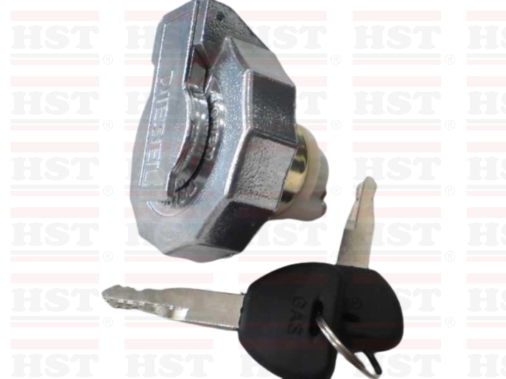 PERKASA HICOM ISUZU NPR NHR FUEL TANK CAP WITH KEY ZINC (FTC-NHR-ZINC)