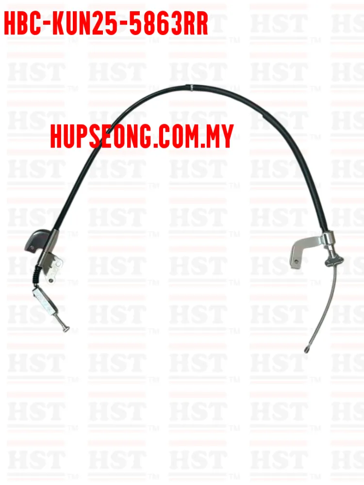 46420-0K041 TOYOTA VIGO KUN25 REAR RH HAND BRAKE CABLE (HBC-KUN25-5863RR)