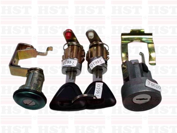 PROTON WIRA SEDAN FULL KEY LOCK SET INCLUDE 2 DOOR 1 FUEL LID 1 IGNITION SWITCH (IGS-WIRA-00SET)