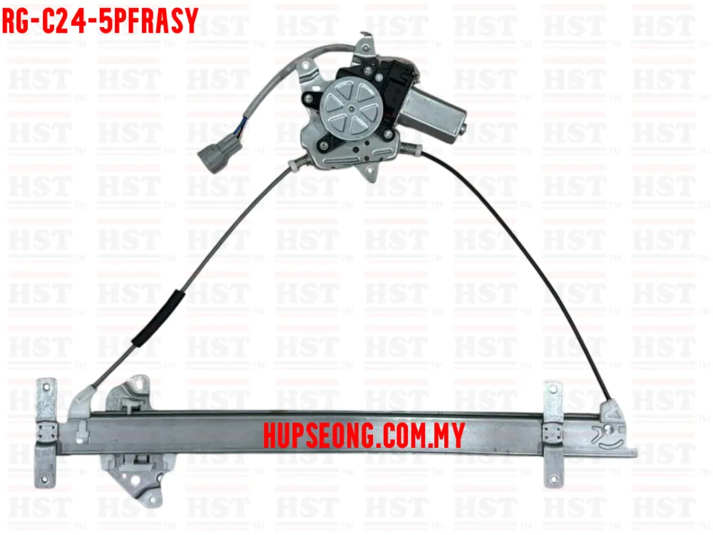 80720-5N600 NISSAN SERENA C24 FRONT RH REGULATOR GEAR WITH MOTOR 5 PIN (RG-C24-5PFRASY)