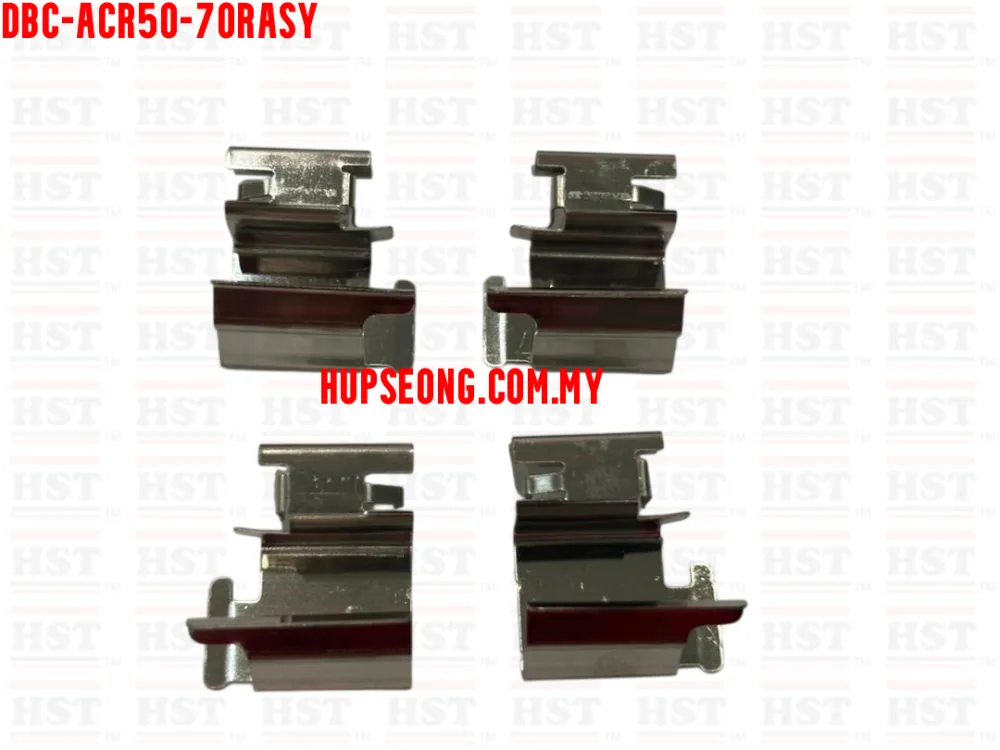 04948-28020 TOYOTA ESTIMA ACR50 REAR DISC BRAKE CLIP ASY 4 PCS PER SET (DBC-ACR50-70RASY)