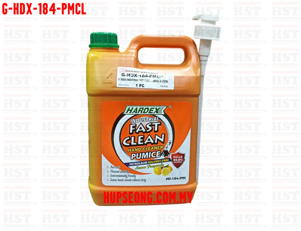HARDEX INDUSTRIAL FAST CLEAN PUMICE 4 LITERS (G-HDX-184-PMCL)