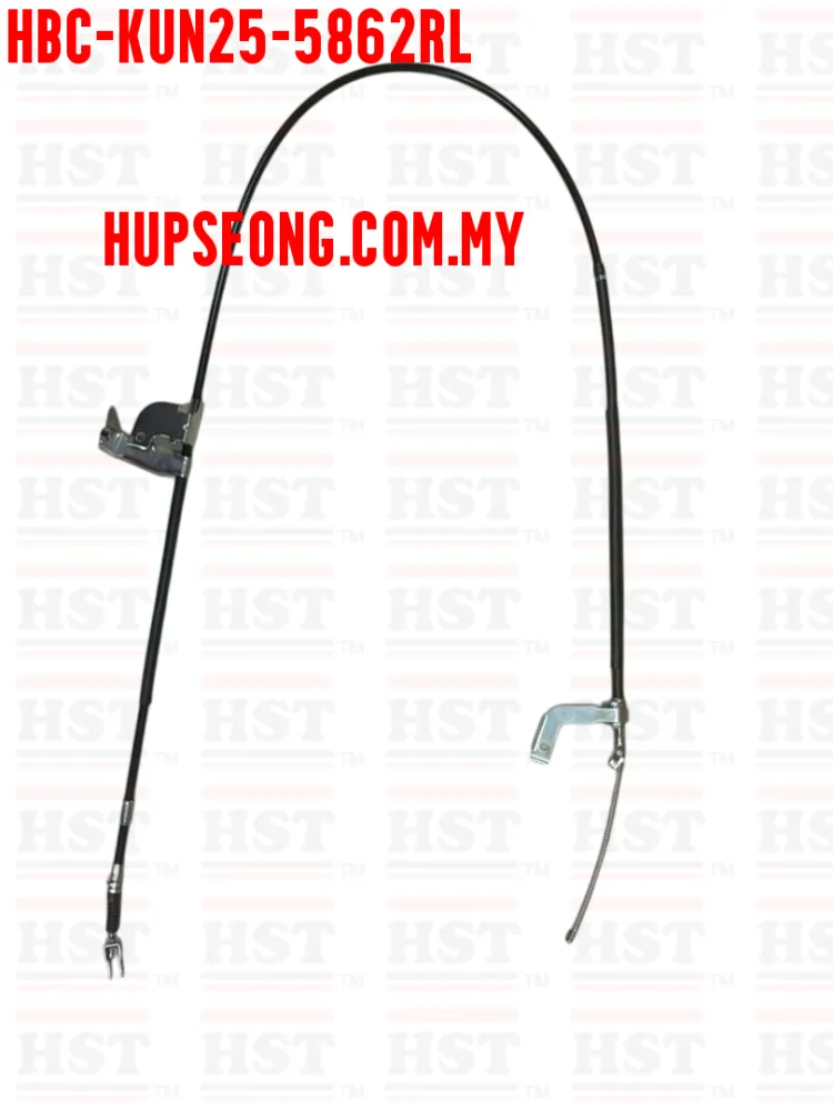 46430-0K041 TOYOTA VIGO KUN25 REAR LH HAND BRAKE CABLE (HBC-KUN25-5862RL)