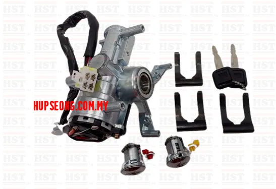ISUZU NPR66 FULL KEY LOCK SET 4 PIN INCLUDE 2 DOOR 1 IGNITION KEY SWITCH (IGS-NPR66-SET)
