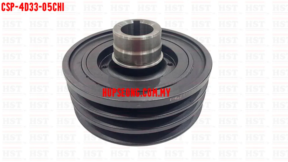 MITSUBISHI 4D33 CRANKSHAFT PULLEY WITH RUBBER CHINA (CSP-4D33-05CHI)