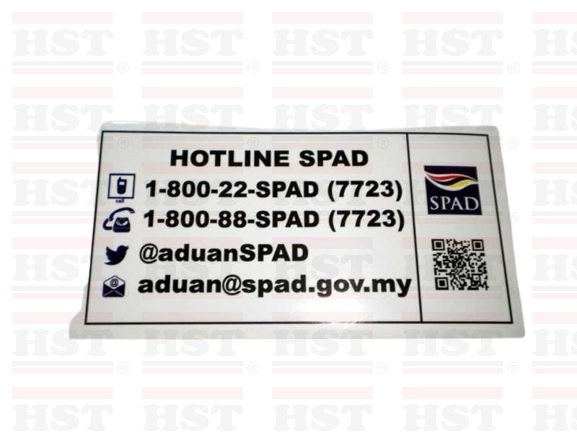 HOTLINE SPAD FOR TECKSI STICKER (500-131)