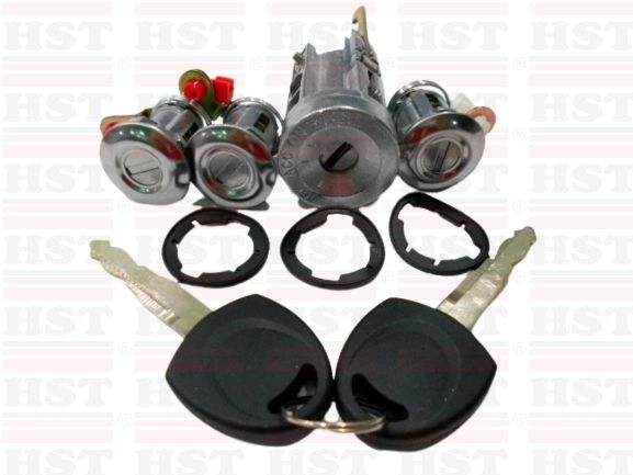 PEORDUA VIVA FULL KEY LOCK SET INCLUDE 2 DOOR 1 FUEL LID 1 IGNITION SWITCH (IGS-VIVA-00SET)