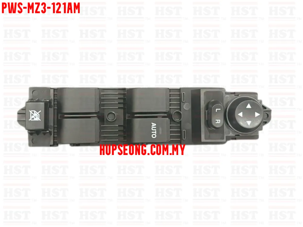 BBNS-66-350B MAZDA 3 BL POWER WINDOW MAIN SWITCH (PWS-MZ3-121AM)