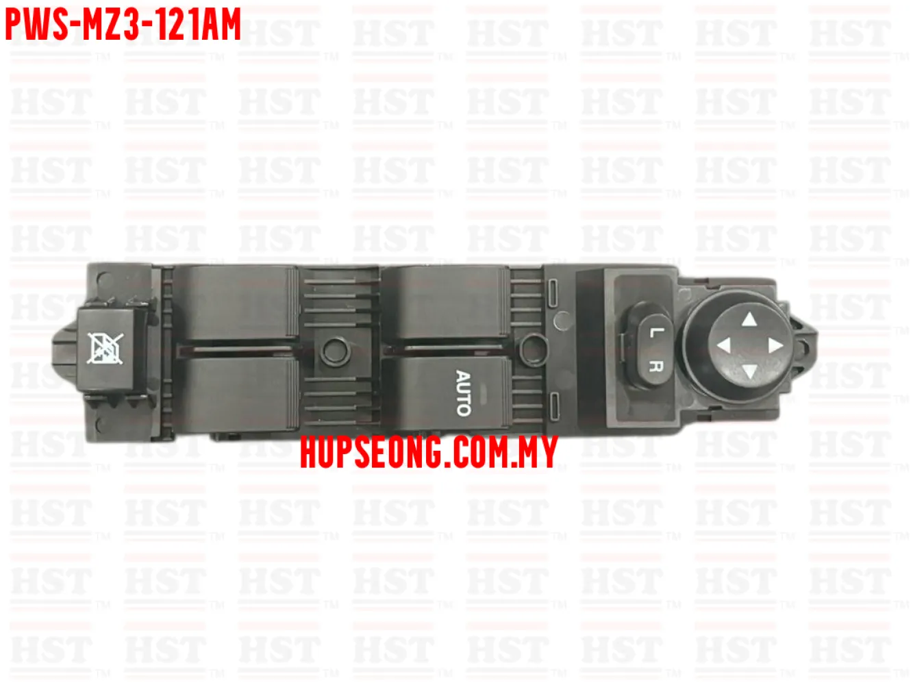 BBNS-66-350B MAZDA 3 BL POWER WINDOW MAIN SWITCH (PWS-MZ3-121AM)