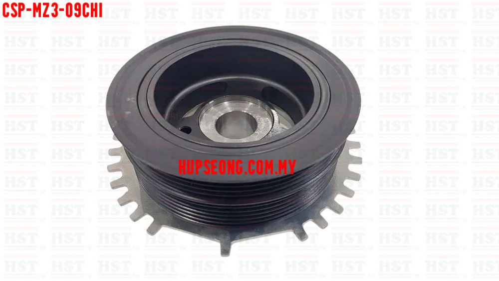 LFE511400 MAZDA 3 BL AND 5 YEAR 2009 CRANKSHAFT PULLEY WITH RUBBER CHINA (CSP-MZ3-09CHI)