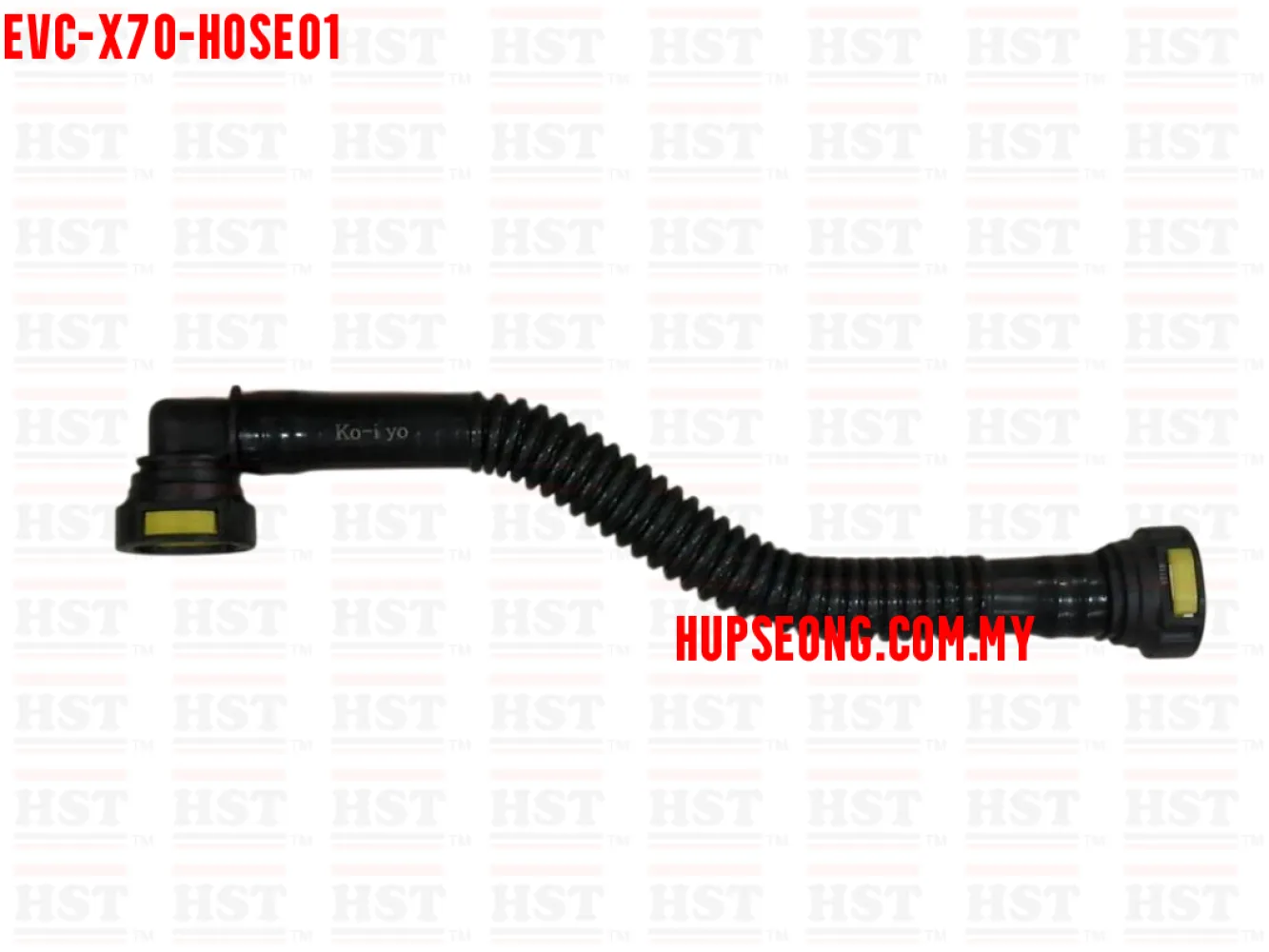 1022003700 PROTON X70 CRANKCASE BREATHER HOSE SHORT (EVC-X70-HOSE01)
