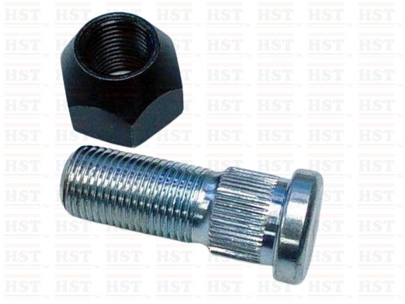 INOKOM LORRY FRONT LH WHEEL BOLT AND NUT (HB-INOKOM-10FLA)