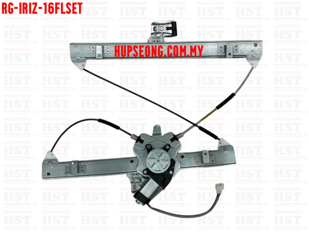 PROTON IRIZ YEAR 2016 FRONT LH REGULATOR GEAR WITH MOTOR 2 PIN (RG-IRIZ-16FLSET)