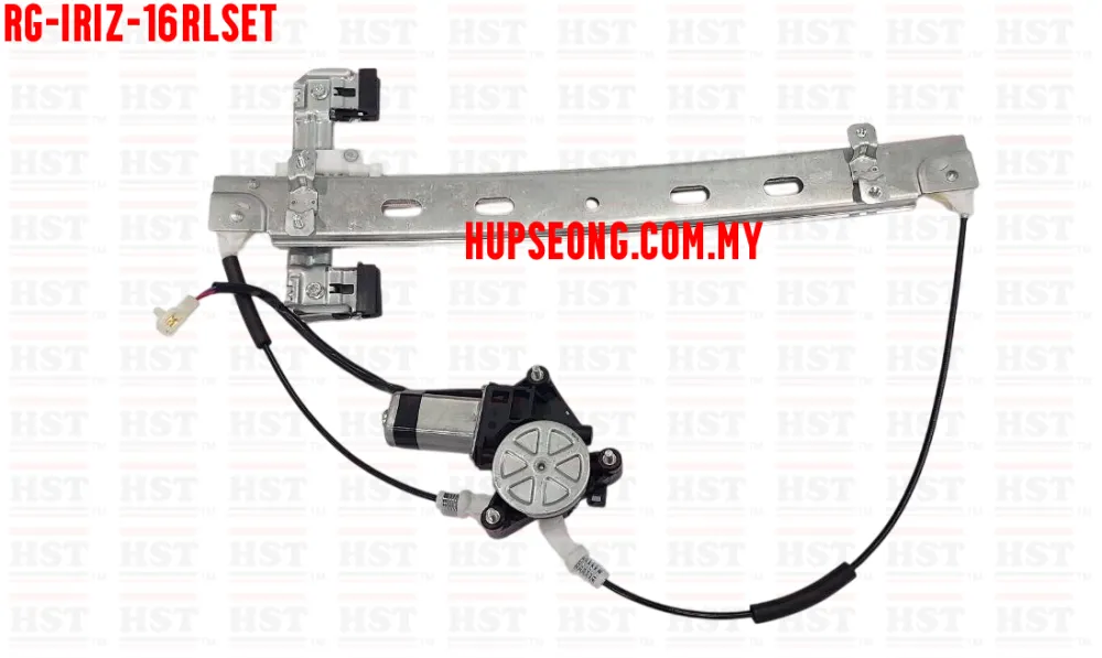 PROTON IRIZ PERSONA YEAR 2016 REAR LH REGULATOR GEAR WITH MOTOR 2 PIN (RG-IRIZ-16RLSET)