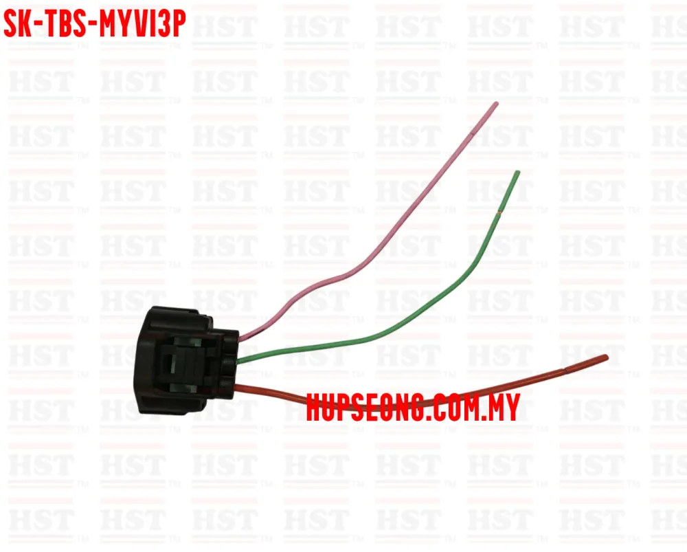 PERODUA MYVI THROTLLE BODY SWITCH SOCKET 3 PIN (SK-TBS-MYVI3P)