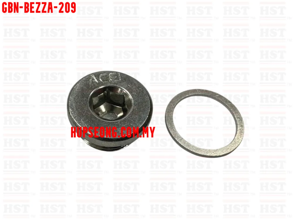 PERODUA AXIA BEZZA 1.0 CYLINDER HEAD DRAIN PLUG WITH WASHER (GBN-BEZZA-209)