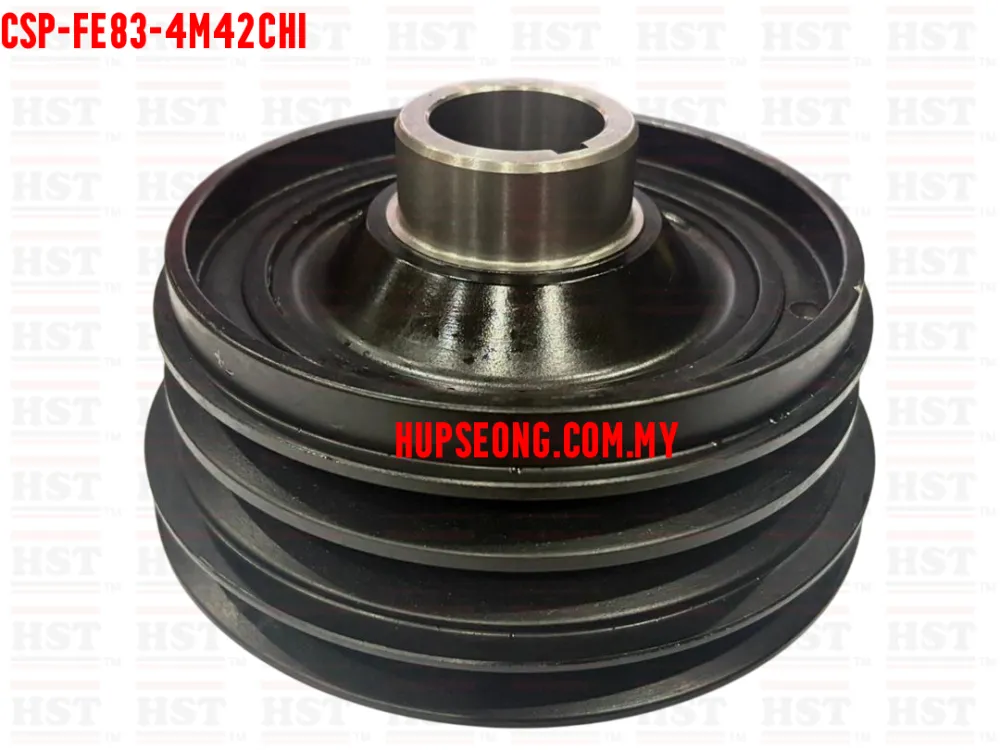 ME193218 MITSUBISHI FE83 4M42 CRANKSHAFT PULLEY WITH RUBBER CHINA (CSP-FE83-4M42CHI)