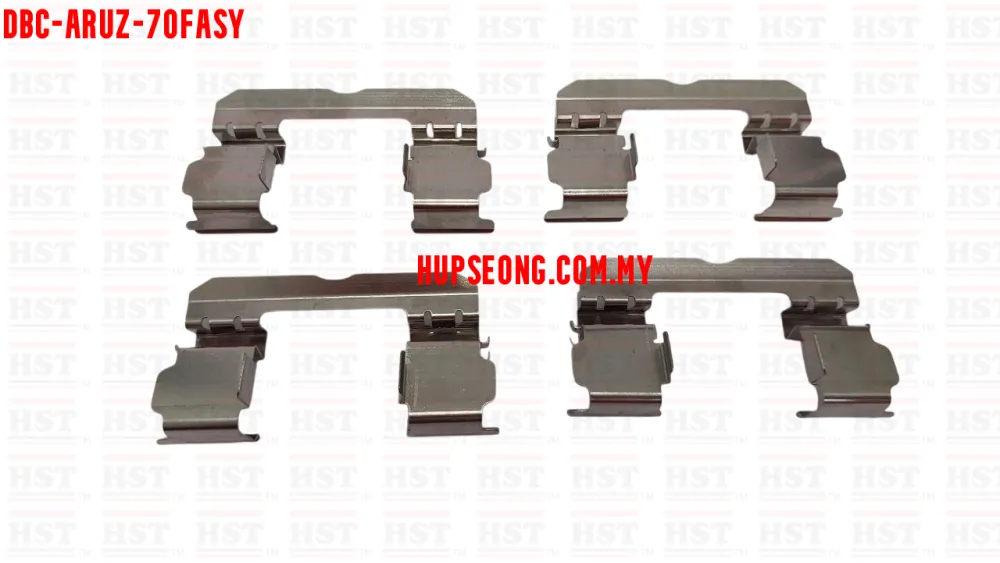 04947-BZ070 PROTN ARUZ DISC BRAKE CLIP SET  4 PCS PER SET (DBC-ARUZ-70FASY)