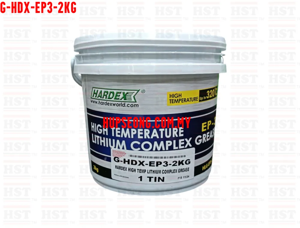 HARDEX HIGH TEMP LITHIUM COMPLEX GREASE (G-HDX-EP3-2KG)