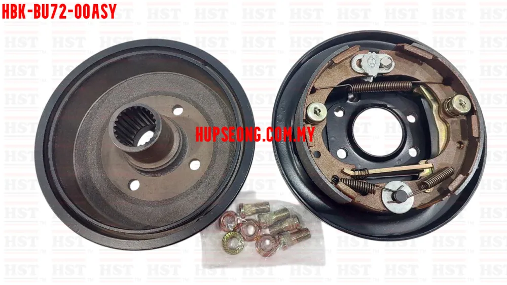 TOYOTA DYNA BU72 HAND BRAKE SHOE REAR KIT WITH COVER (HBK-BU72-00ASY)