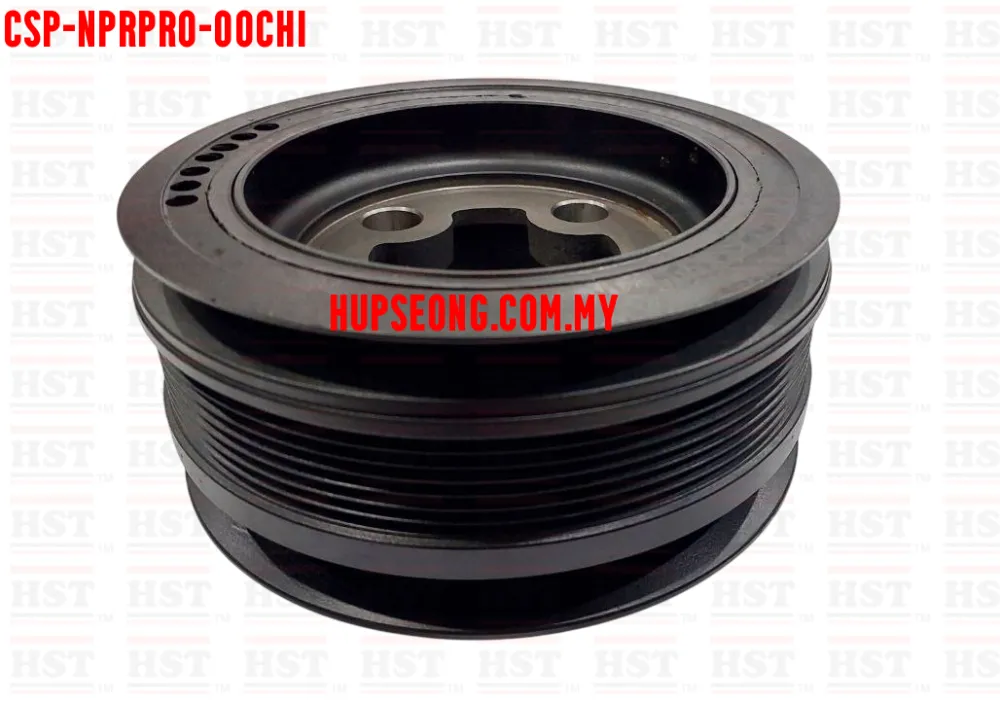 8-98004024-0 ISUZU NPR PRO 4HK1 CRANKSHAFT PULLEY WITH RUBBER (CSP-NPRPRO-00CHI)
